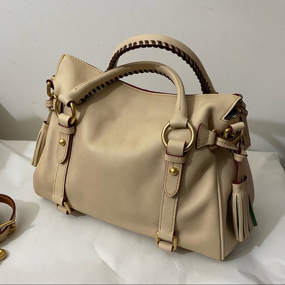 Dooney & Bourke Florentine Satchel Bone Small - Picture 3 of 11